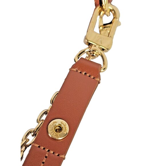 LOUIS VUITTON Small Mini Padlock on Chain Strap Bag Monogram Leather Brown LV - Picture 6 of 14